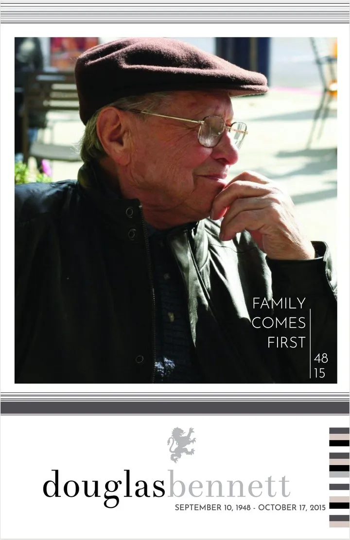 Golden Hour booklet cover: one photo, name in lowercase serif, charcoal and silver.